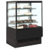 Tefcold Flat Patisserie Serve Over Display Fridge Black 1500mm
