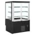 Tefcold Flat Patisserie Serve Over Display Fridge Black 905mm