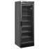 Tefcold Upright Single Glass Door Display Freezer Black 300 Litre