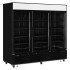 Tefcold Triple Door Display Freezer Black 2050 Litre
