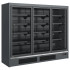 Tefcold Glass Triple Door Display Freezer 2468 Litre