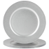 Metallic Charger Plate 33cm Silver (Pack of 6)