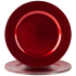 Metallic Charger Plate 33cm Red (Pack of 6)