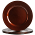 Metallic Charger Plate 33cm Dark Red (Pack of 6)