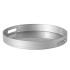 Serving Tray Round Silver 33cm (Pack of 6)