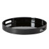 Serving Tray Round Black 33cm (Pack of 6)
