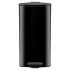 Kitchen Pedal Bin Square Stainless Steel Black 30 Litre 