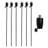 Outdoor Fire Torches Barrel Black (Pack of 6)