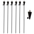 Outdoor Fire Torches Triangle Black (Pack of 6)