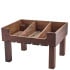 Rustic Wooden Display Crate Stand GN 1/2