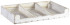 White Wash Wooden Display Crate