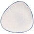 "Churchill Stonecast Hints Indigo Blue Triangle Plate 31.1cm/12.19" (Pack of 6)"