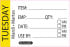 Food Rotation Label Item/Date/Use By Tuesday (Pack of 500)