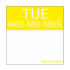 Square Day Food Rotation Labels 25mm Tuesday (Roll of 1000)