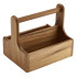 Table Caddy Medium Dark Wood