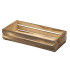 Wooden Crate Dark Rustic Finish 25 x 12 x 5cm