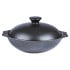 Porcelite Cast Iron Effect Wok Bowl with Lid 580ml/20oz