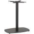 Vega Single Rectangular Black Dining Height Table Base	