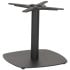 Vega Small Square Black Coffee Height Table Base	