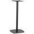 Vega Small Square Black Poseur Height Table Base	