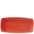 Churchill Stonecast Berry Red Oblong Plate 18.5 x 35cm/7.3 x 13.75" (Pack of 6)"

