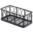 Black Chicken Wire Basket Rectangular Mini (Pack of 6)