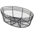 Black Chicken Wire Basket Oval Large (Pack of 6)