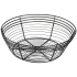 Black Chicken Wire Basket Flat Deep 25.5cm (Pack of 6)