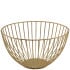 GenWare Round Gold Wire Basket 24 x 13cm