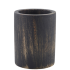 GenWare Acacia Wood Cutlery Holder 13cm Black