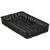 Wicker Display Basket Black 46 x 30 x 8cm