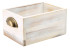 White Wash Acacia Wood Display Drawer 21.5 x 15 x 11cm
