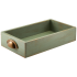 Genware Acacia Wood Buffet Display Drawer GN 1/3 Green Wash