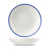 Retro Blue Coupe Bowl 9.75"