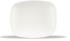 X Squared White Oblong Plate 6x5 Inch