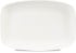 X Squared White Oblong Plate 12 x 7 4/5 Inch