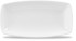 X Squared White Oblong Plate 11.75 Inch
