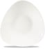 Churchill Lotus White Triangle Shallow Bowl 21 x 21cm/8.25 x 8.25" (Pack of 12)