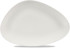 Lotus White Triangle Chefs Plate 12 x 8 Inch