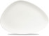 Lotus White Triangle Chefs Plate 14 x 9 3/4 Inch