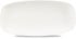 X Squared White Oblong Plate 10.6x5 Inch