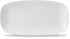 X Squared White Oblong Plate 11 3/4 x 6 Inch