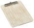 White Wash Wooden Menu Clipboard A5