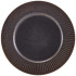 Terra Porcelain Black Fluted Winged Plate 21cm/8" (Pack of 6)
