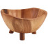 GenWare Acacia Wood Tripod Bowl 25cm/9.8"