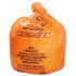 Clinical Waste Sacks Orange Alternative Treatment 90 Litre 8kg (Box of 200)