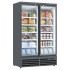 Prodis Heavy Duty Low Energy Double Door Display Freezer Grey 1006 Litres