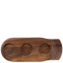 Art de Cuisine Menu Wood Handled Wooden Tray Medium 14 x 35.5cm/5.5 x 13.94" (Pack of 4)