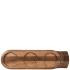 Art de Cuisine Menu Wood Handled Wooden Tray Large 14 x 48cm/5.5 x 18.88" (Pack of 4)