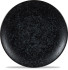 Art de Cuisine Menu Shades Caldera Ash Black Coupe Plate 20.5cm/8.25" (Pack of 6)
